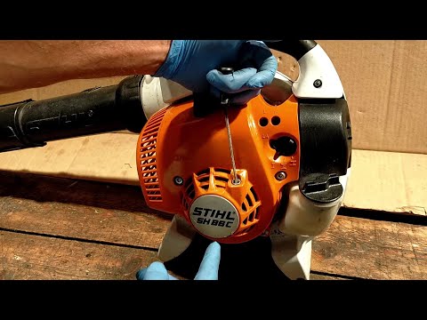 Видео: Stihl BG 86 / SH86 Легкий старт RECOIL FIX / Конверсия