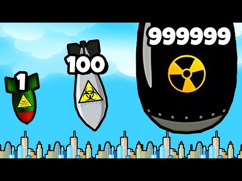 Видео: ЭВОЛЮЦИЯ МОЩНОСТИ БОМБЫ, МАКСИМАЛЬНЫЙ УРОВЕНЬ! | Bomb Up!