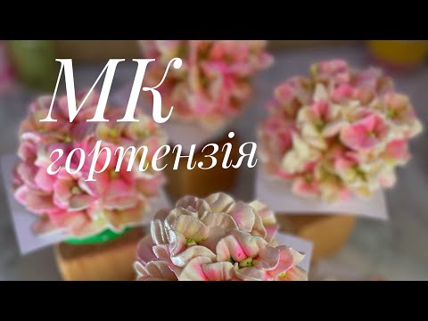 Видео: Гортензія з зефіру ❗️МК❗️