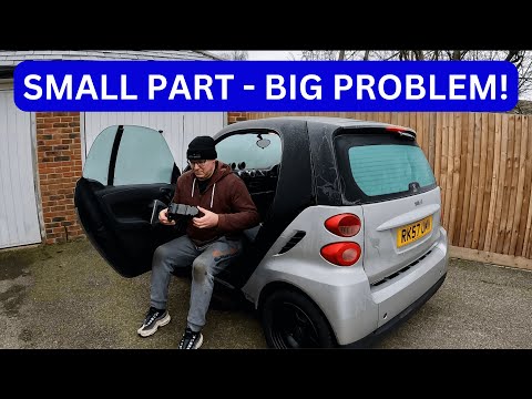 Видео: Углубление структуры передней части кузова и решение проблем с выравниванием — Smart Fortwo Pure ...