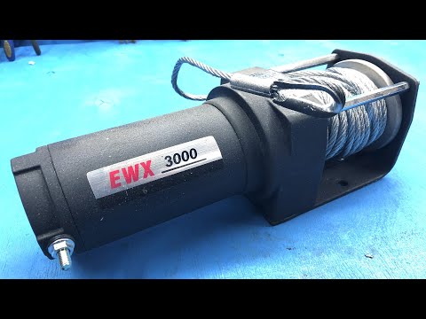 Видео: Лебёдка RUNVA EWX 3000 на самодельный МИНИ ТРАКТОР ( Лебёдка НА ПЛУГ )( Лебёдка НА ОТВАЛ )
