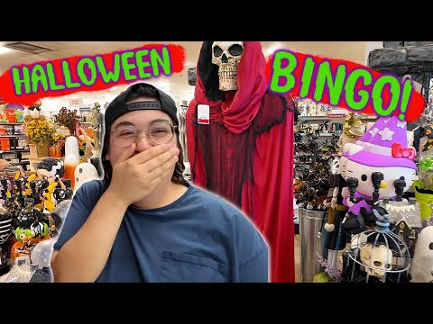 Видео: Хэллоуинский шопинг-бинго в HomeGoods, Target, Michael's и других магазинах!