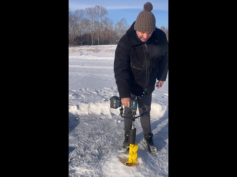 Видео: Тест пластикового шнека в мороз -20