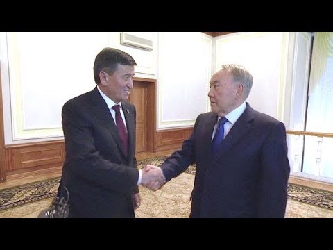 Видео: Жээнбеков встретился с Назарбаевым