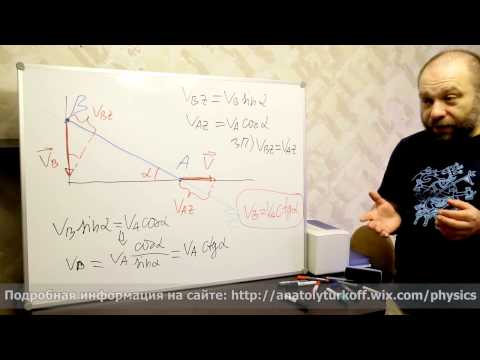 Видео: Физика. Урок № 2. Кинематика. Закон "палочки"