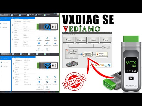 Видео: Mercedes Benz C6 VXDIAG VCX SE подключение настройка Vediamo 5.1! Подключение по Wifi в режиме VCI!