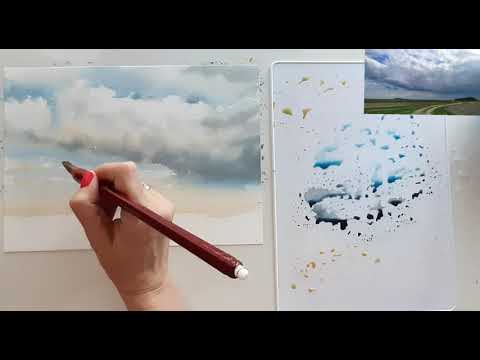 Видео: Акварельная зарядка 26.06.20 В поля!