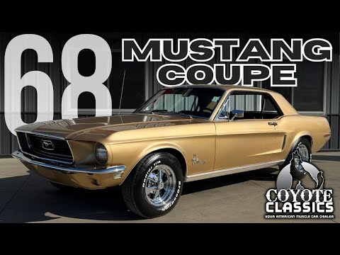 Видео: Mustang Coupe 1968 года продаётся в Coyote Classics