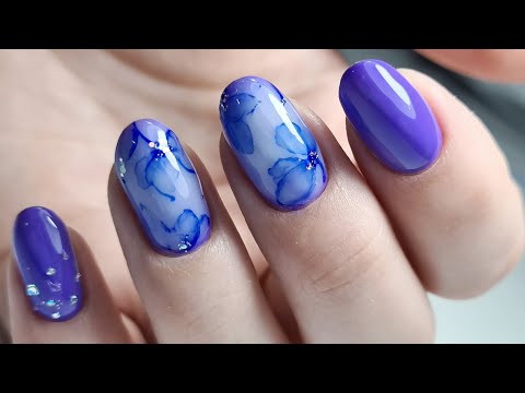 Видео: ❤ АКВАРЕЛЬНЫЕ нежные ВОЗДУШНЫЕ цветы ❤ СКИДКИ от COSMOPROFI ❤ ЦВЕТ под МОЛОЧНЫМ гелем ❤