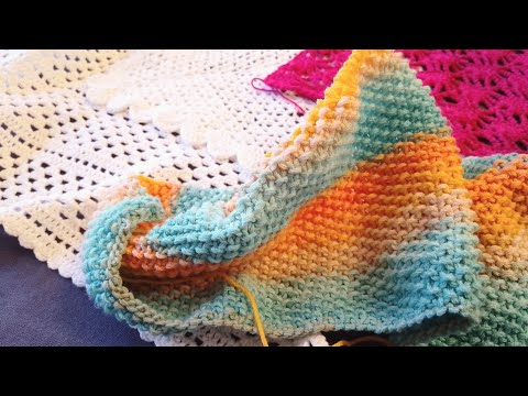 Видео: Косынки летние крючком. Вяжу жилет.