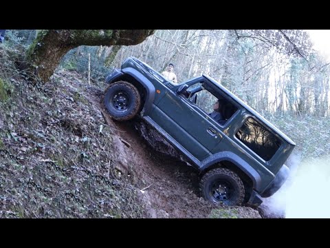 Видео: Новый Suzuki Jimny в сложных и экстремальных препятствиях - Часть 3