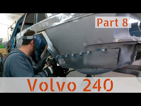 Видео: Проект Volvo 240 — день 8 — ремонт колесной арки и обшивки дверей, а также еще больше сварки!