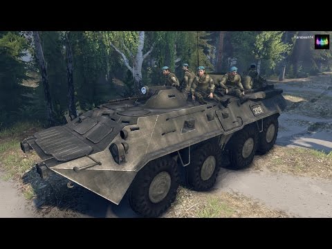 Видео: SpinTires обзор мода ( БТР - 80 "Газ 5903" )