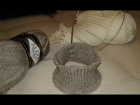 Видео: Платье спицами. Часть 2