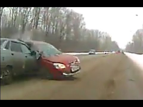 Видео: Жесткие аварии  Января 2015