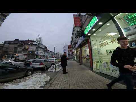 Видео: Tetovë, Tetovo, Тетово, North Macedonia - 16.1.2025