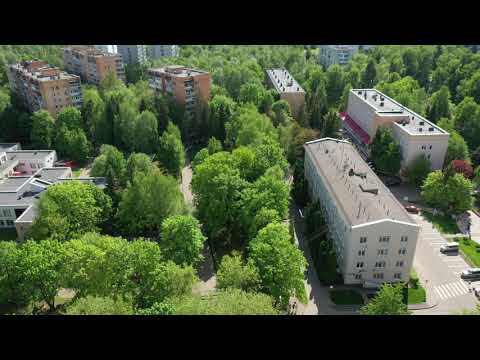 Видео: Новая Москва, г.Троицк 40-ой км, центр города с дрона, май 2021