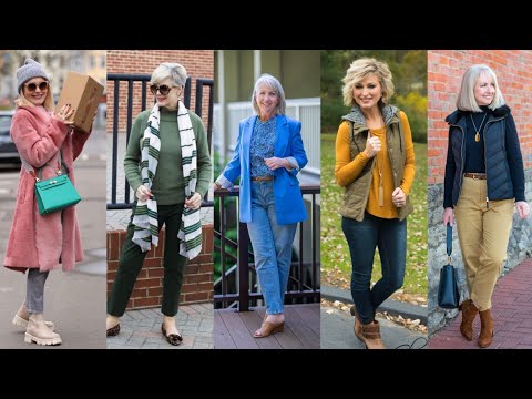 Видео: Актуальные идеи нарядов для женщин старше 60, 70, 80 лет / модные наряды 2025 года
