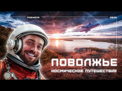 Видео: Космическое путешествие по Волге. Самара, Ульяновск