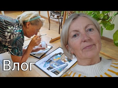 Видео: Куда ПРОПАЛА. Перестановка а мастерской. Коллаж, грибы и пляж. Отчет о проделанной работе...