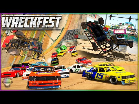 Видео: Райское погружение в форме восьмёрки! | Wreckfest