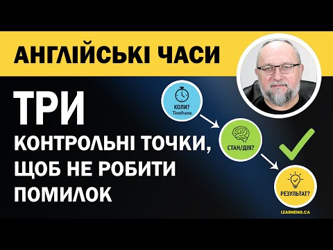 Видео: АНГЛІЙСЬКІ ЧАСИ | 3 Контрольні Точки, Щоб НЕ РОБИТИ помилок у часах