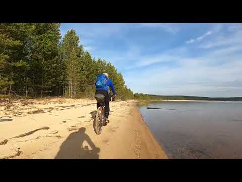 Видео: Карелия: Муезерский-Ондозеро-Паданы-Гимолы, на велосипеде с пакрафтом, третий день 12.06.23