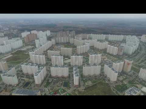 Видео: Подольск Кузнечики полет из Лемешово осень октябрь 2017