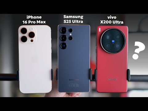 Видео: Кто лучше? vivo X200 Ultra vs iPhone 16 Pro Max vs Samsung S25 Ultra / Обзор-сравнение камер