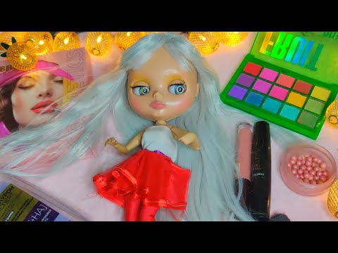 Видео: Асмр 💅 МАКИЯЖ КУКЛЕ 🎎 Расслабляющий шепот, Релакс, Мурашки | Asmr makeup doll