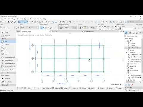 Видео: Монолітне залізобетонне перекриття в ArchiCAD / Reinforced concrete floor slab with ArchiCAD