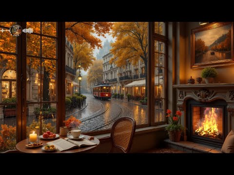 Видео: 🔥 Потрескивание камина и нежный осенний джаз 🍁 Уютная атмосфера для работы, учебы или сна