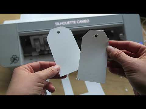 Видео: Резка кардстока на Silhouette Cameo4 без коврика