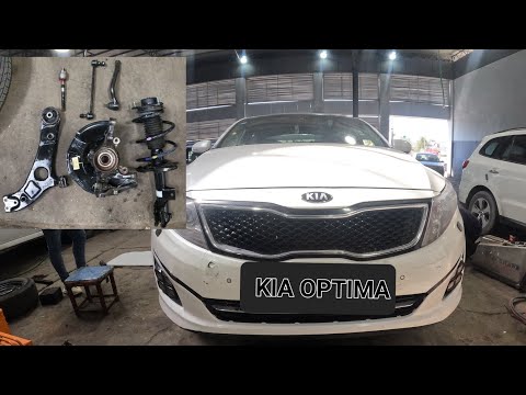 Видео: Установить полностью новую систему передней подвески киа оптима .. kia optima