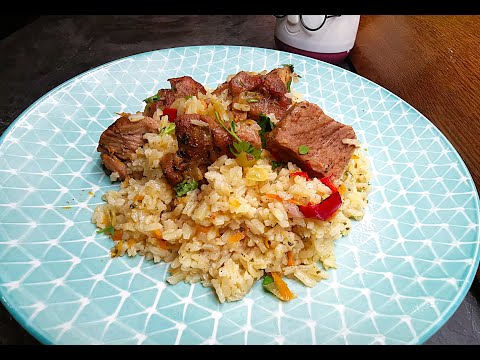 Видео: МЕГА ВКУСНО СВИНСКО С ОРИЗ НА ФУРНА! Пухкав Ориз и Сочно Месо! Винаги перфектен резултат! #bulgaria