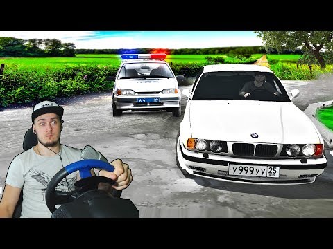 Видео: ПОЛИЦЕЙСКАЯ ПОГОНЯ ЗА ПЬЯНЫМ ВОДИТЕЛЕМ НА БМВ - ПОГОНЯ в SPINTIRES + РУЛЬ