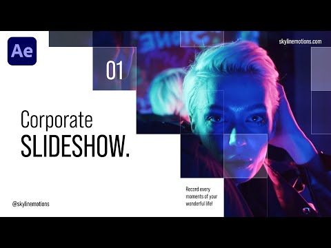 Видео: Корпоративная СЛАЙДШОУ-презентация в AFTER EFFECTS — простое руководство