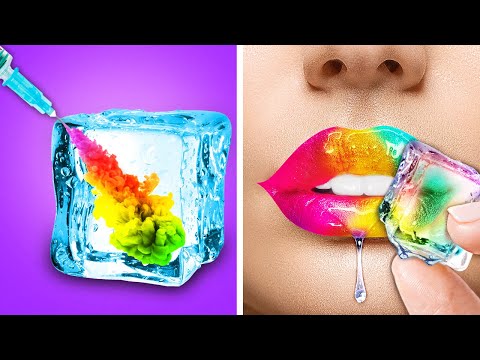 Видео: ХУДОЖЕСТВЕННЫЕ ЛАЙФХАКИ ДЛЯ РИСОВАНИЯ || Челленджи "Без рук" и "Две руки" от канала 123 GO! FOOD