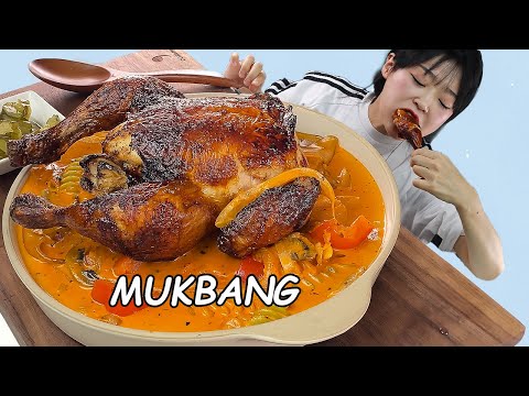 Видео: АСМР ЕДА Жареный цыпленок & Макаронные изделия | ROAST CHICKEN MUKBANG