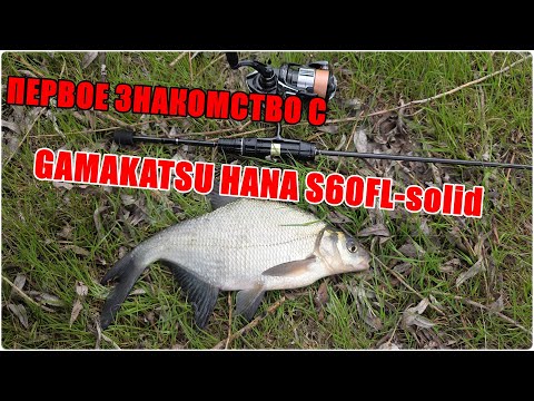Видео: Первое знакомство с Gamakatsu Hana S60FL-solid