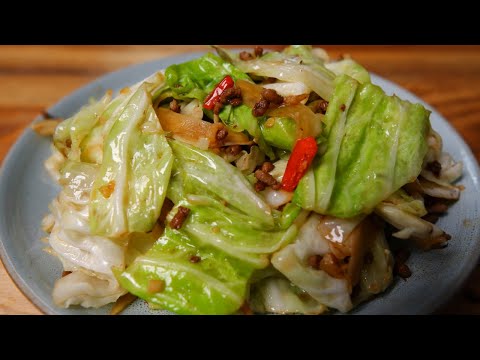 Видео: Капуста, приготовленная таким образом, очень вкусная :: еще хрустящая и свежая :: Вкусная еда