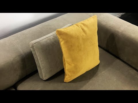 Видео: Как сделать подушки для дивана / how to make sofa cushions
