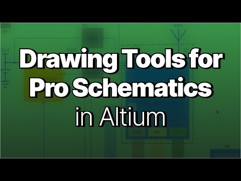 Видео: Инструменты для рисования схем Pro Schematics в Altium