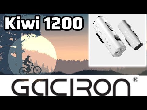 Видео: Велосипедные фонари GACIRON KiWI 1200 и W16C. Распаковка, обзор, тестирование.