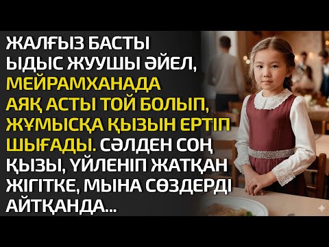 Видео: ЖАЛҒЫЗ БАСТЫ ЫДЫС ЖУУШЫ ӘЙЕЛ, МЕЙРАМХАНАДА АЯҚ АСТЫ ТОЙ БОЛЫП ЖҰМЫСҚА ҚЫЗЫН ЕРТІП ШЫҒАДЫ. СӘЛДЕН СОҢ