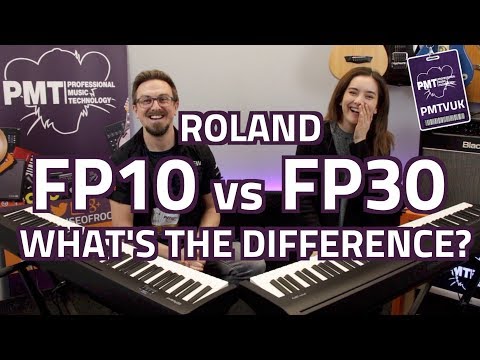 Видео: Цифровые пианино Roland FP10 и FP30... В чем разница?