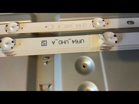 Видео: Ремонт разборка телевизора  LG 43UH603V синий экран