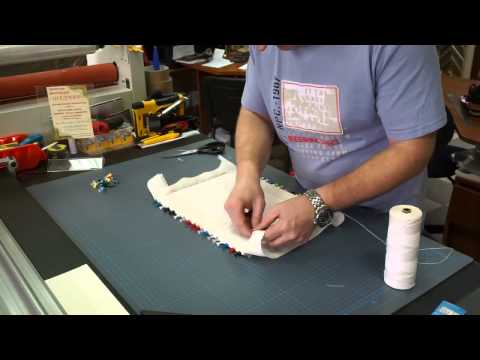 Видео: Правильная натяжка вышивки