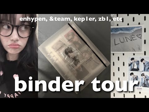 Видео: binder tour / показываю карты и обсуждаю kpop 🖇️