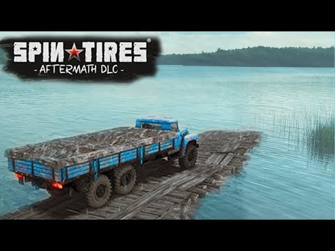 Видео: SpinTires - Новое DLC Aftermath - Последствия #3 + РУЛЬ